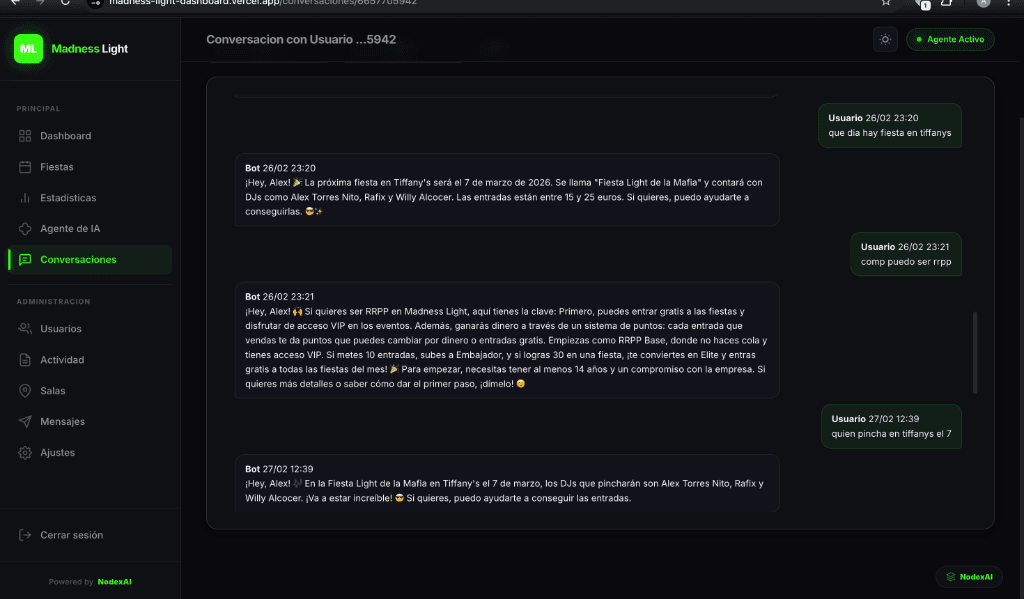 Agentes IA en WhatsApp